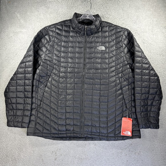 The North Face Jacket Mens XXXL Black Thermoball Eco Trekker Puffer Bubble NEW - Picture 1 of 10